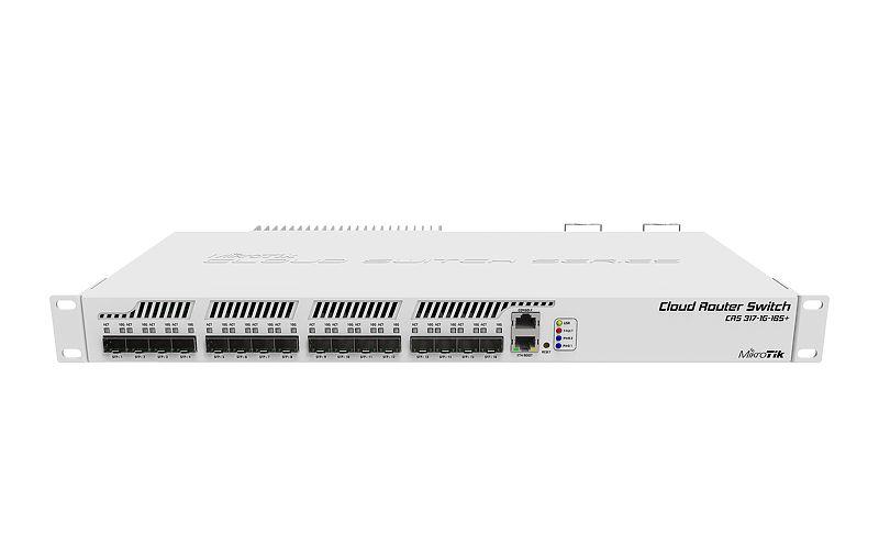 -MikroTik CRS317-1G-16S+RM Router - Switch
