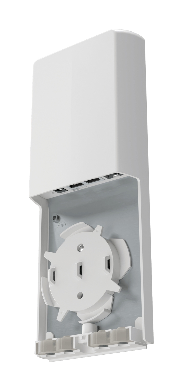 -Mikrotik FTC21 Dış Mekan 2.5G Fiber to Copper Dönüştürücü IP55, VLAN Yönetimi