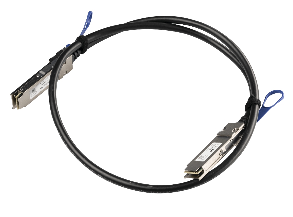 -Mikrotik XQ+DA0001 QSFP28 Fiber DAC Kablo 1m 40/100 Gbps Hız Desteği