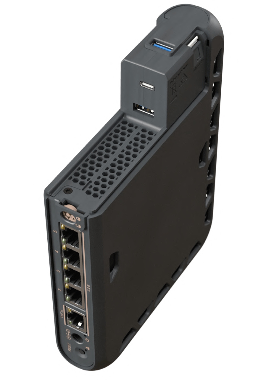 Mikrotik MA53UG+HbeH Mikrotik hAP be³ Media MA53UG+HbeH Wi-Fi 7 Router, 2.5 Gigabit Ethernet, Akıllı Otomasyon Desteği ürün görseli 5 - wifidepo