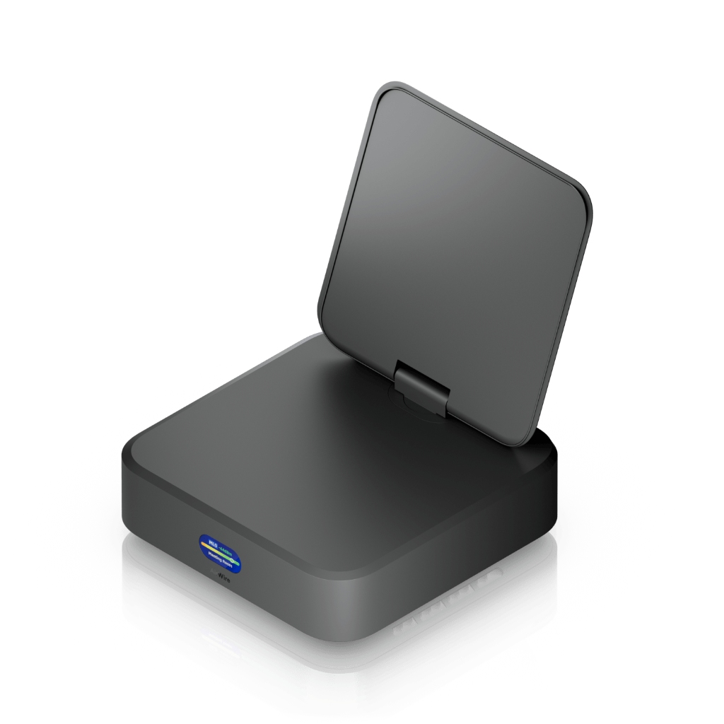 UBNT U-AirWire UBNT UniFi AirWire (U-AirWire) WiFi 7 STR MLO USB-C Alıcı Adaptör | 5 GbE (USB 3.2 Gen2), 4× Spatial Stream, Spektrum Analizi, 0.96” Ekran ürün görseli 2 - wifidepo