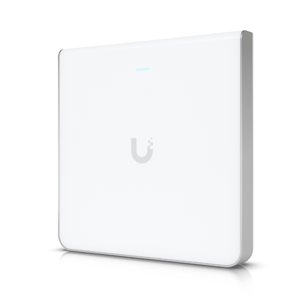 U6-Enterprise-IW-UBNT UniFi U6 Enterprise In-Wall U6-Enterprise-IW WiFi 6E 6 GHz Duvar Tipi AP – 10 Stream, 2.5 GbE, 4 Port Switch + PoE Out