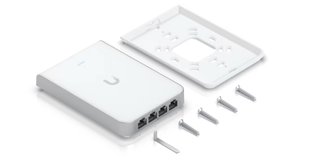 UBNT U6-IW UBNT UniFi U6 In-Wall (U6-IW) WiFi 6 Duvar Tipi Access Point ve 4 Port GbE Switch, PoE Out – Otel Odası İçin İdeal ürün görseli 9 - wifidepo